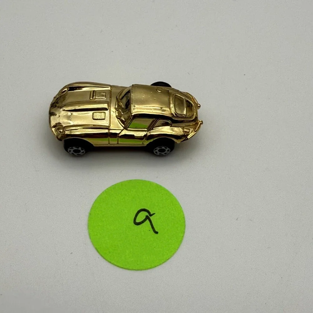 Vintage Micro Machines Gold Chrome Jaguar E-Type Coupe Mail In Promo Loose